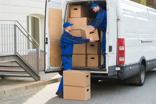Local removals service handling furniture in Bow