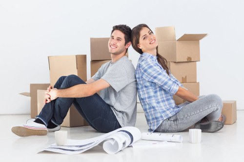 Packing and preparation for removals and storage in Bow