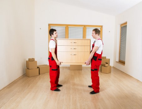 Residential furniture and household items stored securely in Bow